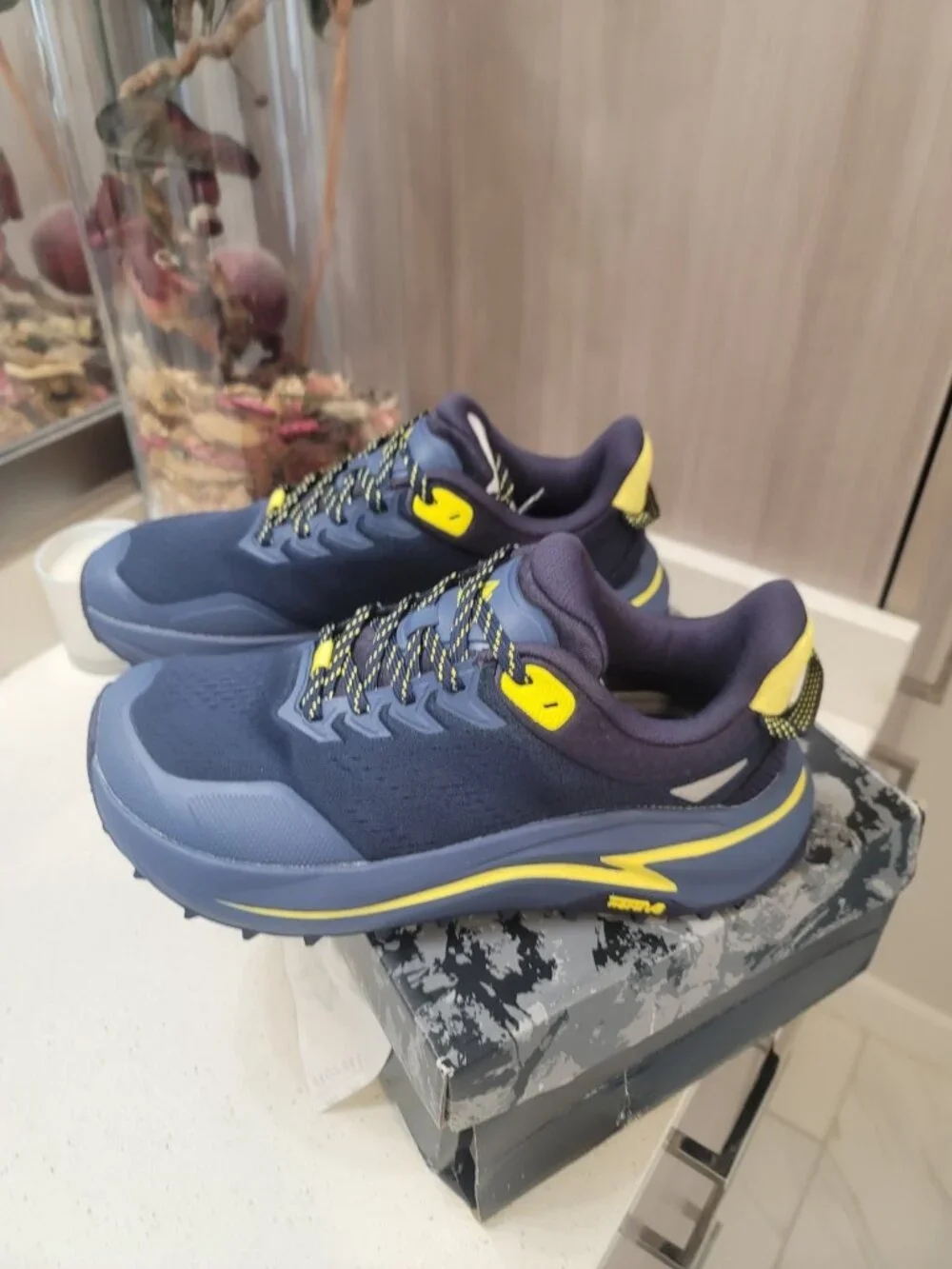 NORTIV 8 Men's Wide Toe Box Running Shoes Sneakers Sz 8.5 New Navy Blue